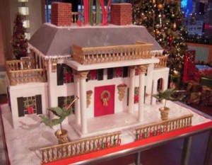 Gold plated California mansion decked out Christmas treats in Wisconsin