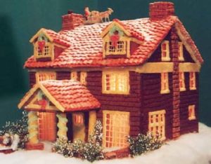 Minnesota Minneapolis two story Log cabin gingerbread house in Utah