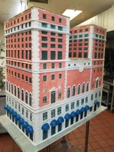 Manhattan New york sky rise corprate gingerbread biulding in South Carolina