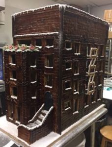 New Jersey City Brownstone Custom Gingerbread house in Oregon
