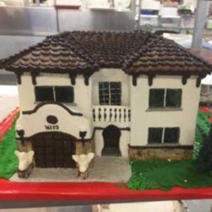 Miami Beach Florida Christmas Gingerbread Custom Mansion in Oregon