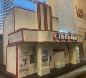 Los Angeles California old style Cinerama Gingerbread Movie Theater in Oklahoma