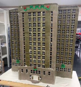 California San Diego Corporate Twenty Story Office Gingerbread Custom Building in New Mexico