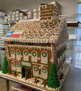 Newark New Jersey Massive Giant Corprate Seven Foot Custom Gingerbread House in Alabama