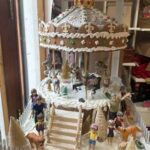 Wonder-Wheel-Seattle-Washington-Christmas-Merry-Go-Round-Custom-Cake